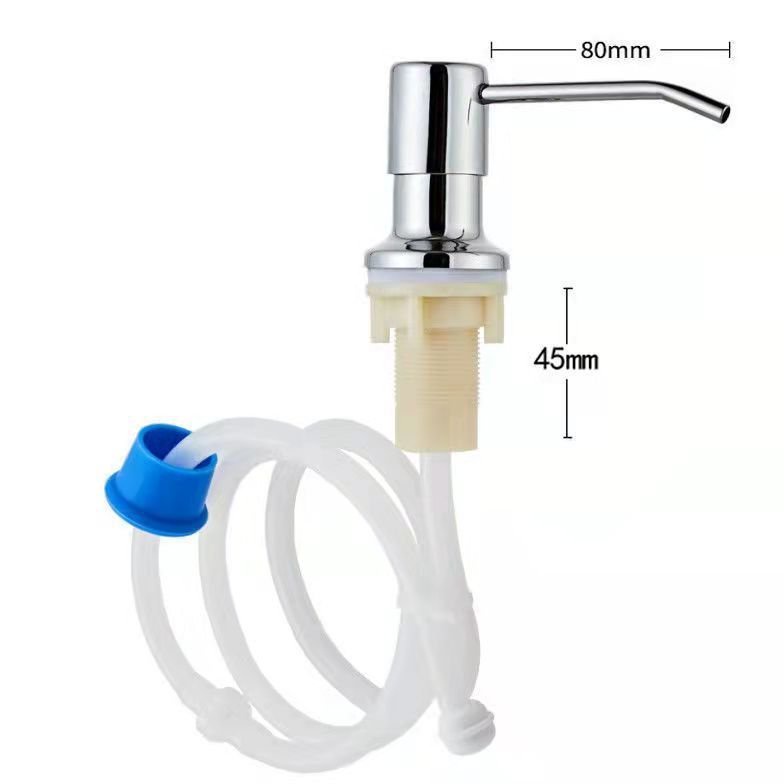 Bộ Vòi nhả nước rửa chén, bộ vòi xịt nước rửa bát tự bơm hút dầu rửa bát ống dẫn dài 1,2m
