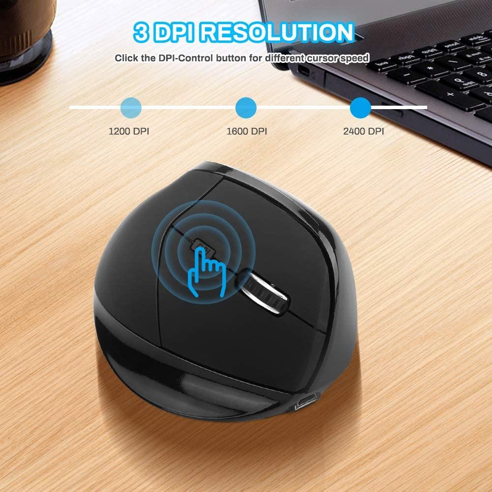 Chuột dọc không dây USB, Chuột công thái học Im lặng không dây