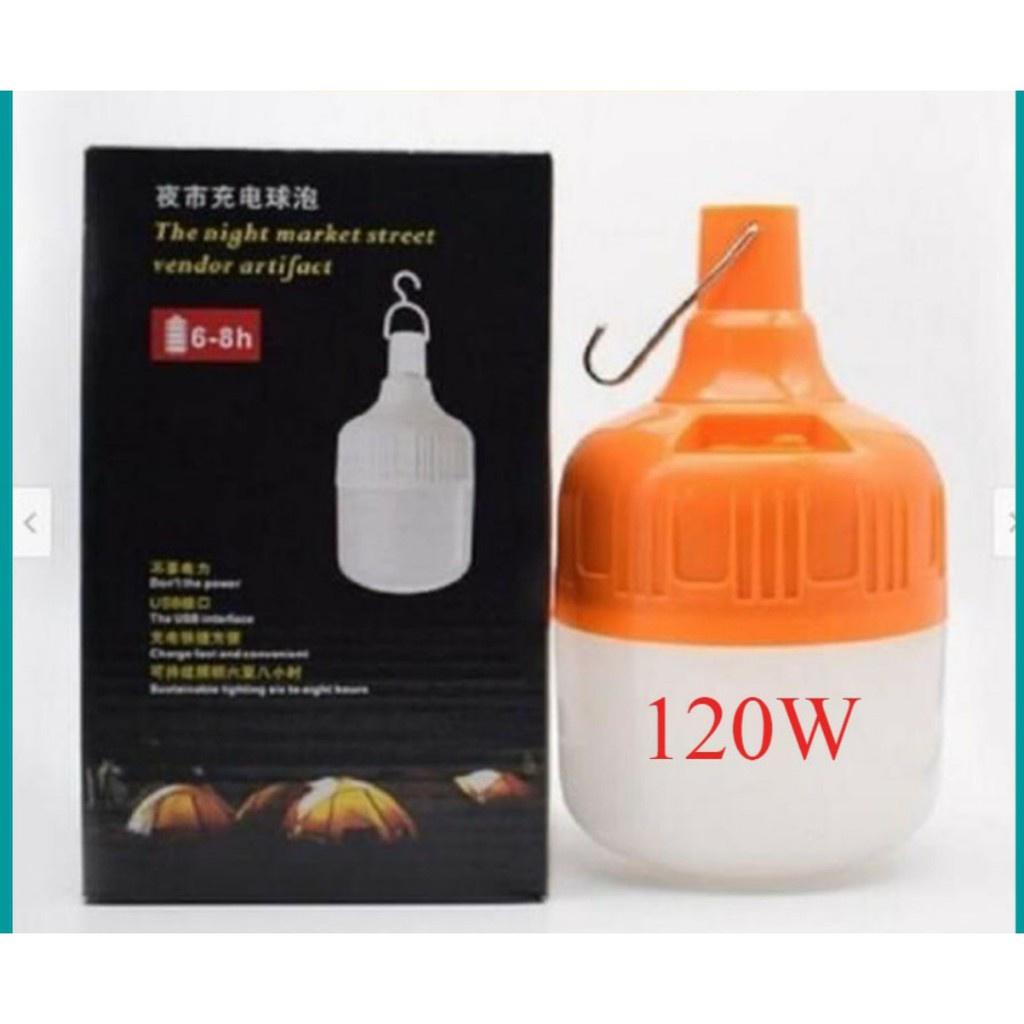 Bóng đèn tích điện đèn led sạc tích điện đa năng công suất 120W Loại to - BTDT1