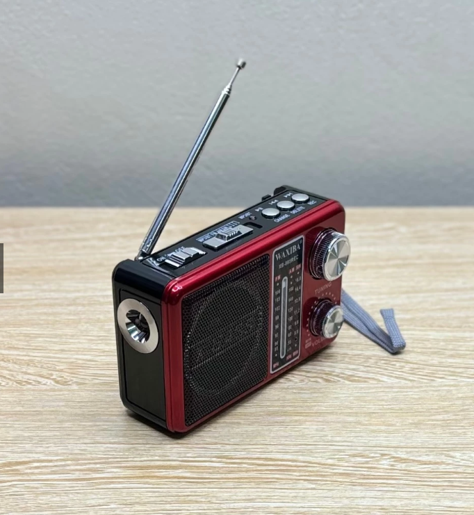 Máy Nghe Nhạc Kiêm Đài Radio Waxiba XB-895REC Tích Hợp Đèn Pin Hỗ Trợ Thẻ Nhớ, USB ( Hàng chính Hãng )