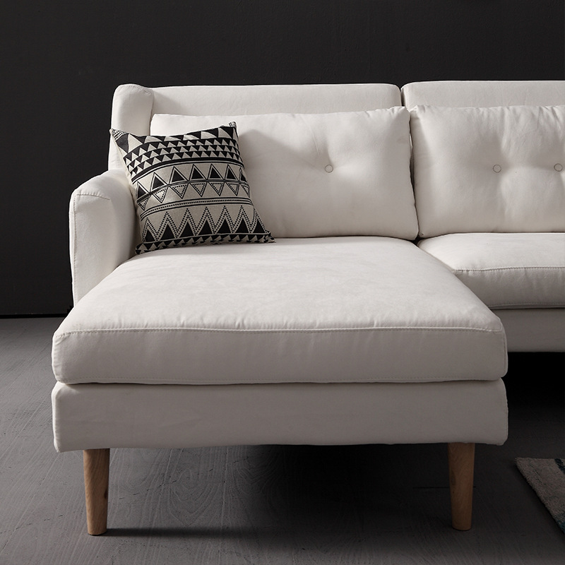 Sofa Góc Trắng Đẹp Tinh Tế Giá Rẻ DP-SG17