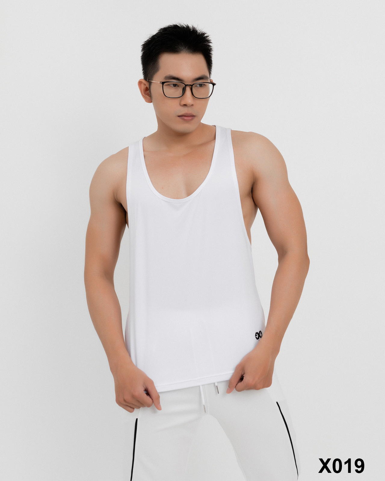 Áo Ba Lỗ Thể Thao Nam Tập Gym Form Rộng Dây Nhỏ Chạy Bộ Bóng Rổ - X9 Sportswear - X019