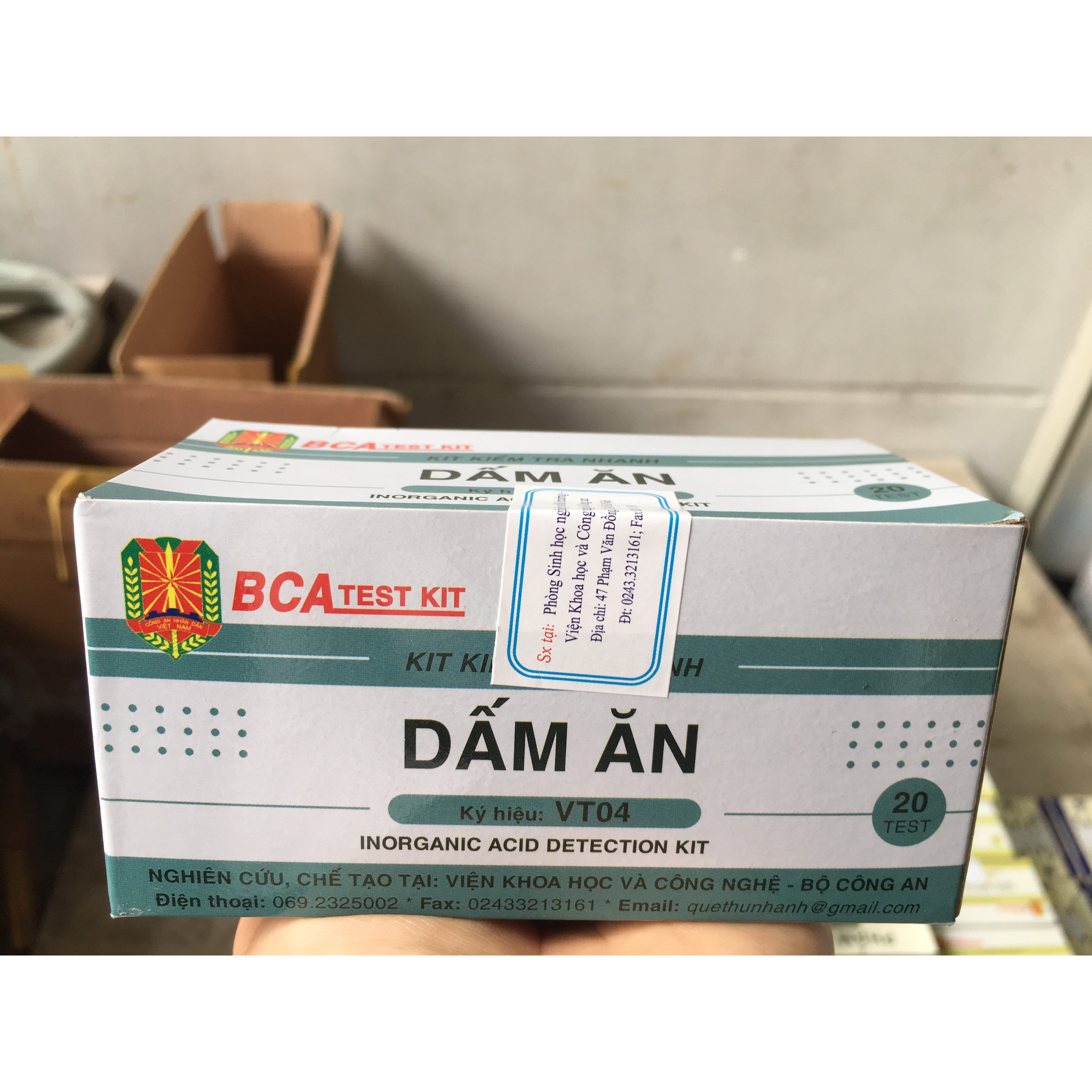 Kit Kiểm Tra Nhanh Dấm Ăn Trong Bảo Quản Thực Phẩm