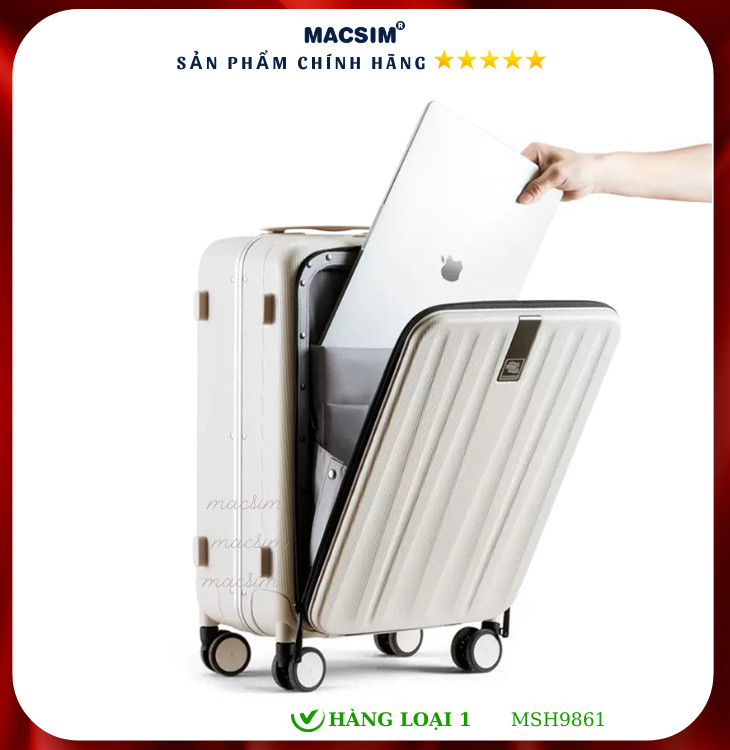 Vali cao cấp Macsim Hanke MSH9861 - Hàng loại 1 (size 24 inch)