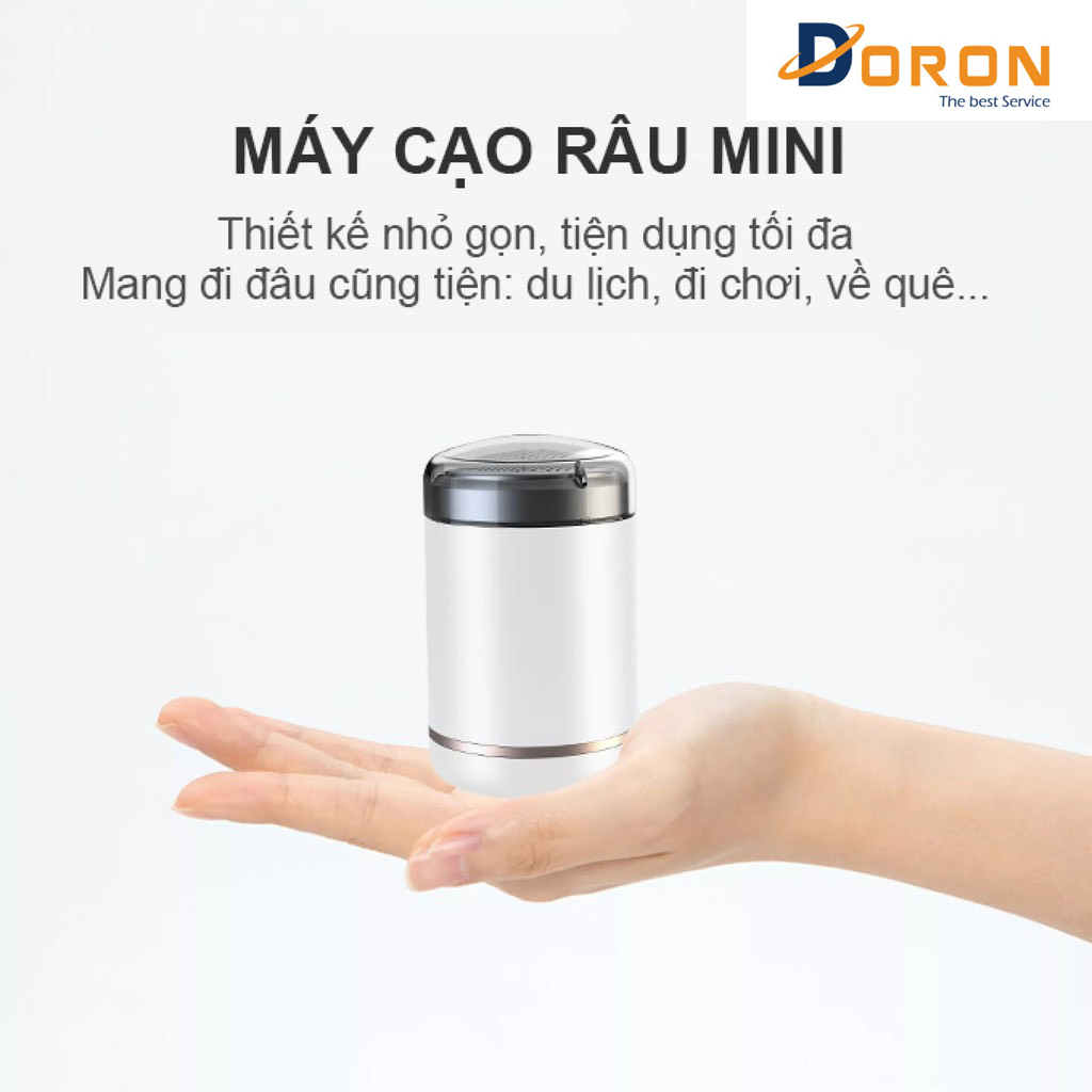 Máy Cạo Râu Nam Mini Nhỏ Gọn, Cạo Khô Ướt Không Trầy Xước - HÀNG CHÍNH HÃNG