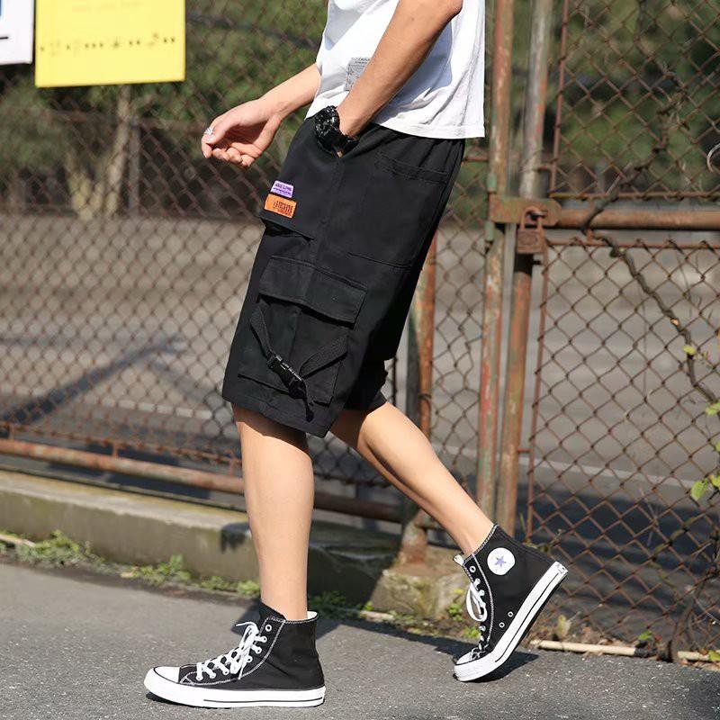 Quần Đùi Nam Dáng Rộng Có Túi Cá Tính