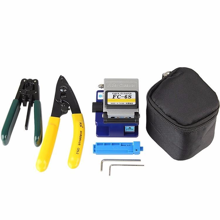 Bộ dụng cụ quang gồm Dao cắt quang FC6S + kìm tách vỏ quang và kìm tuốt quang CFS-3