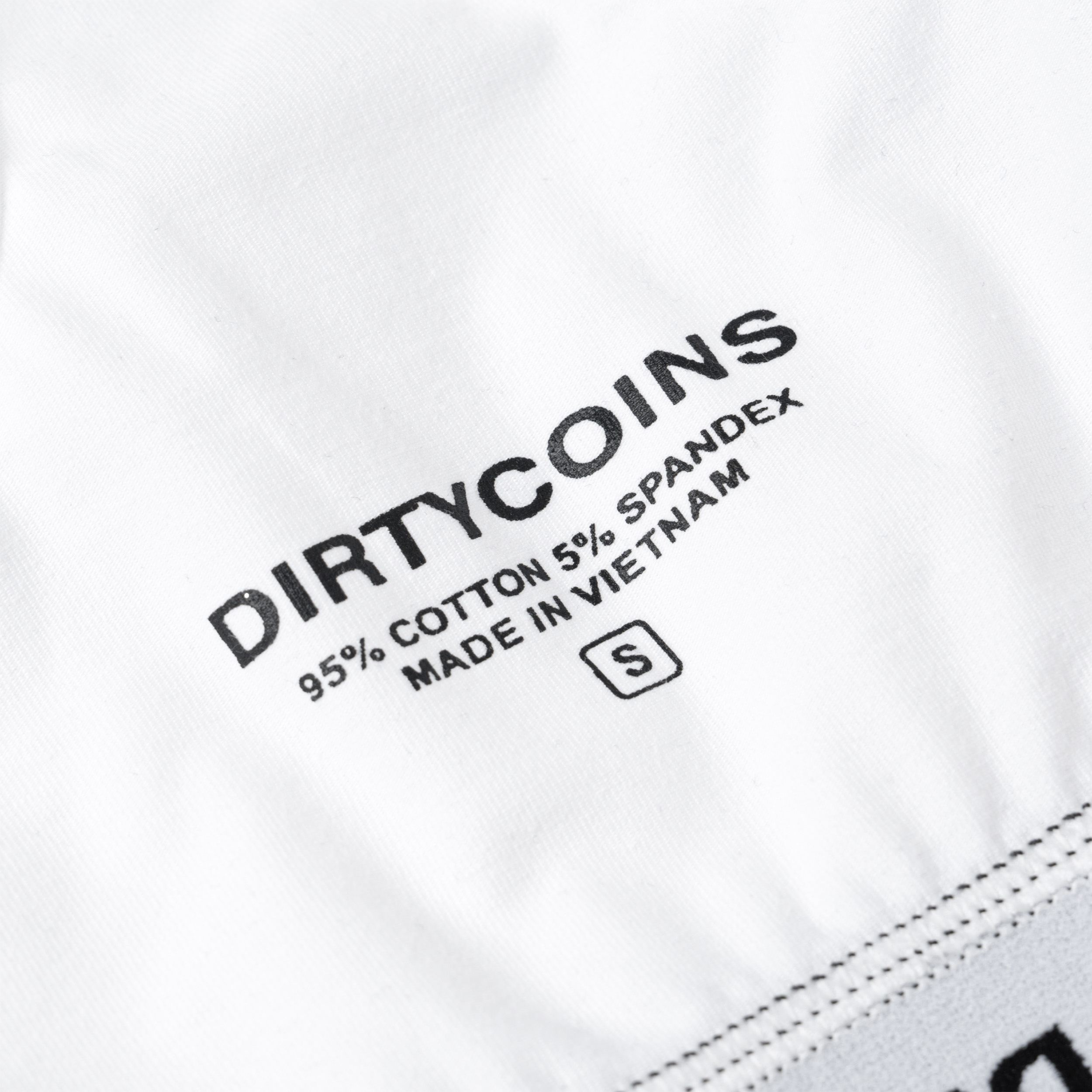 Áo DirtyCoins Logo Sport Bra - White