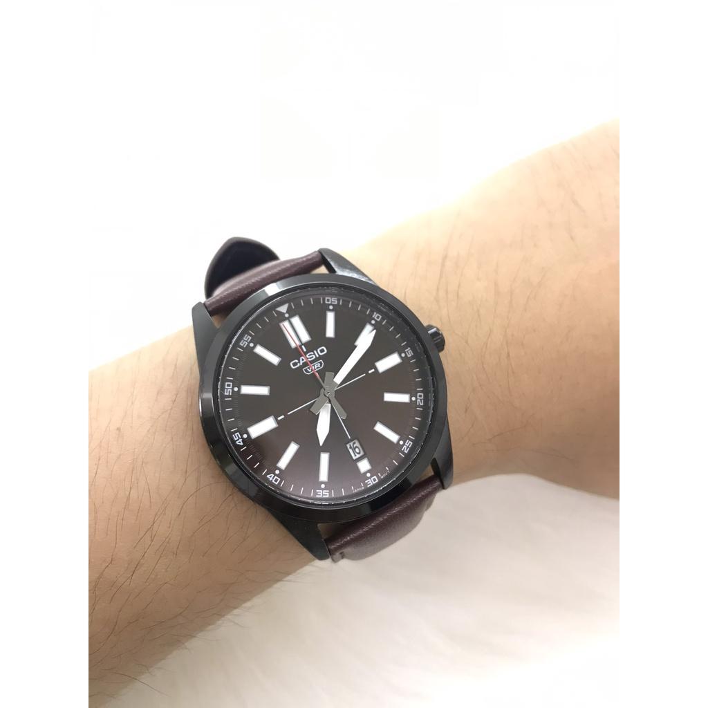 Đồng Hồ Nam Dây Da Casio Standard MTP-VD02BL-5EUDF Chính Hãng - MTP-VD02BL-5E