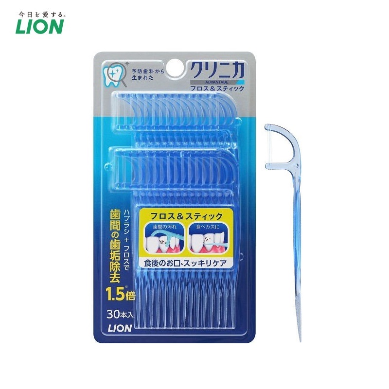 Set 30 cây tăm chỉ nha khoa cao cấp Nhật Bản Clinica Floss - Hàng nội địa Nhật Bản