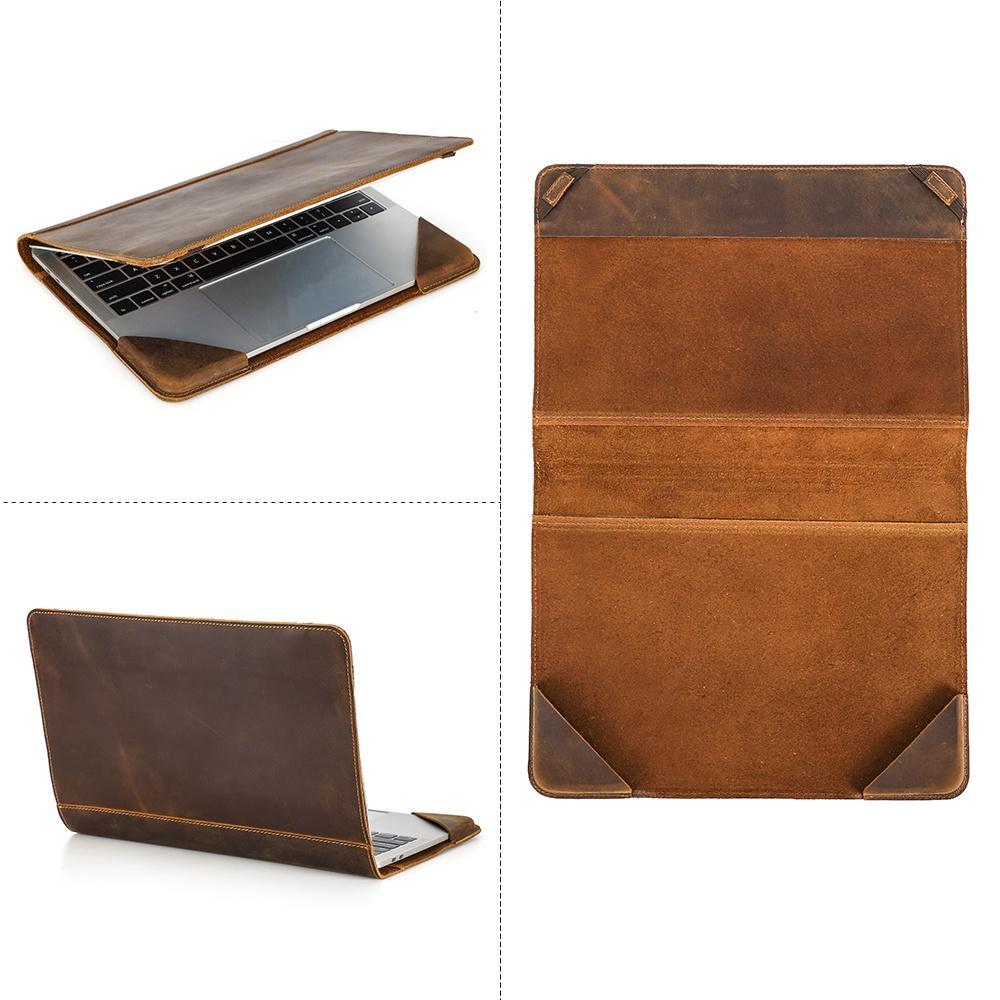 HIRAM MacBook air 13 Case Macbook Pro 15.4 Leather Sleeve Case Túi đựng máy tính xách tay cho Pro 13 15 inch