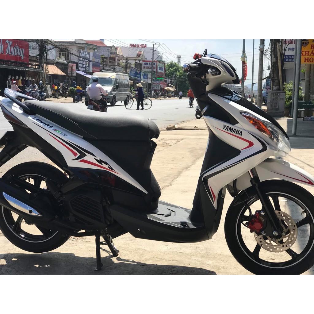 Tem rời Luvias chỉ đỏ đen xe trắng