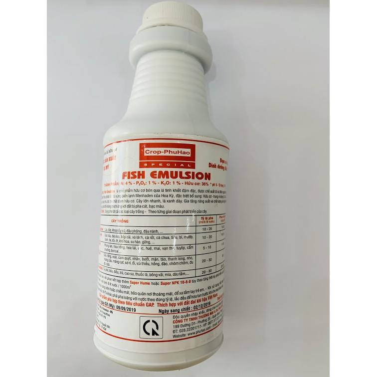 Phân bón hữu cơ ĐẠM CÁ CÔ ĐẶC MỸ FISH EMULSION 250ML