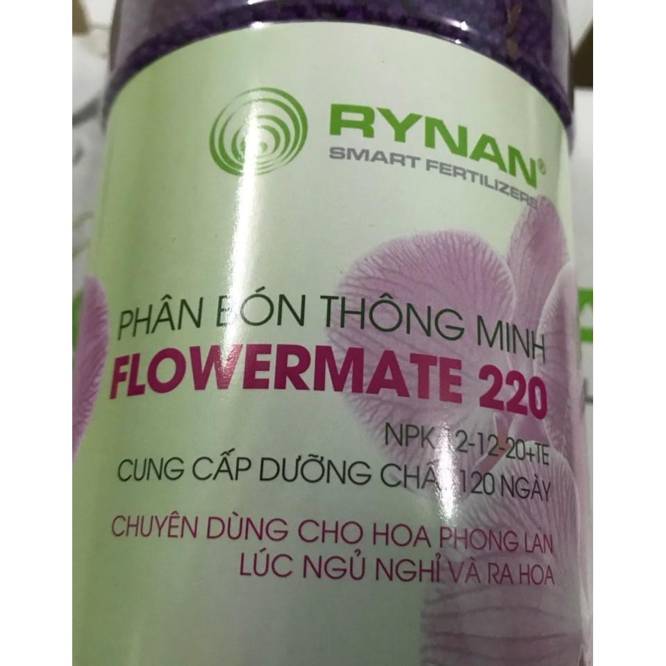 Phân bón RYNAN Thông minh tan chậm có kiểm soát NPK 12-12-20+TE- 1.25kg dùng giai đoạn ngủ nghỉ và ra hoa