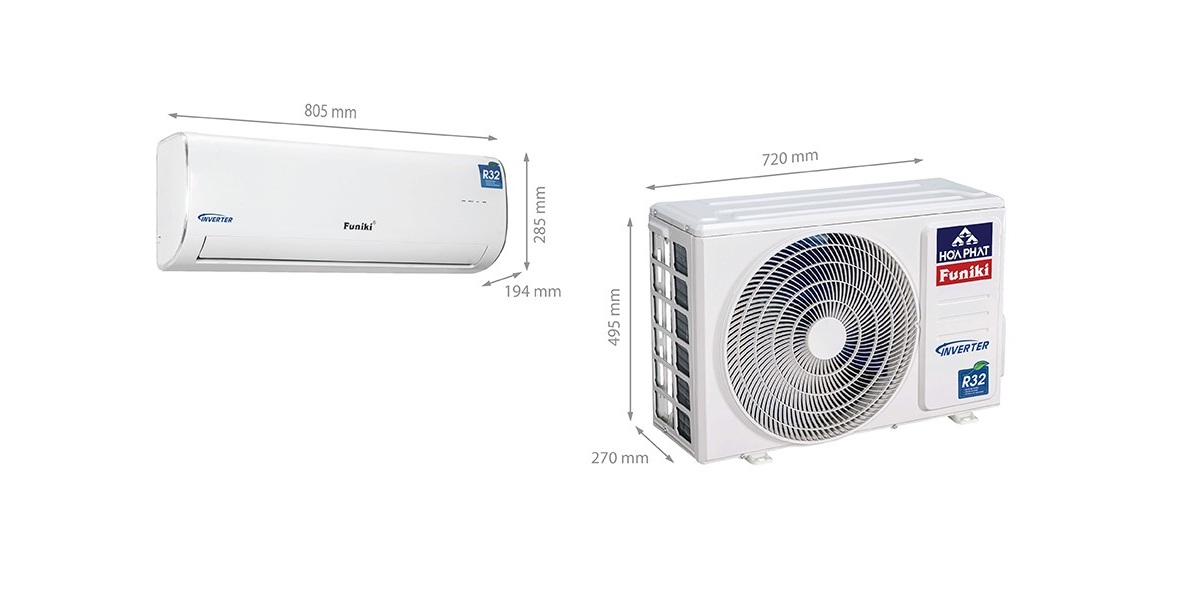 Điều Hòa Funiki 1 Chiều Inverter 12.000BTU HIC 12MMC - Hàng chính hãng (Giao hàng toàn quốc)