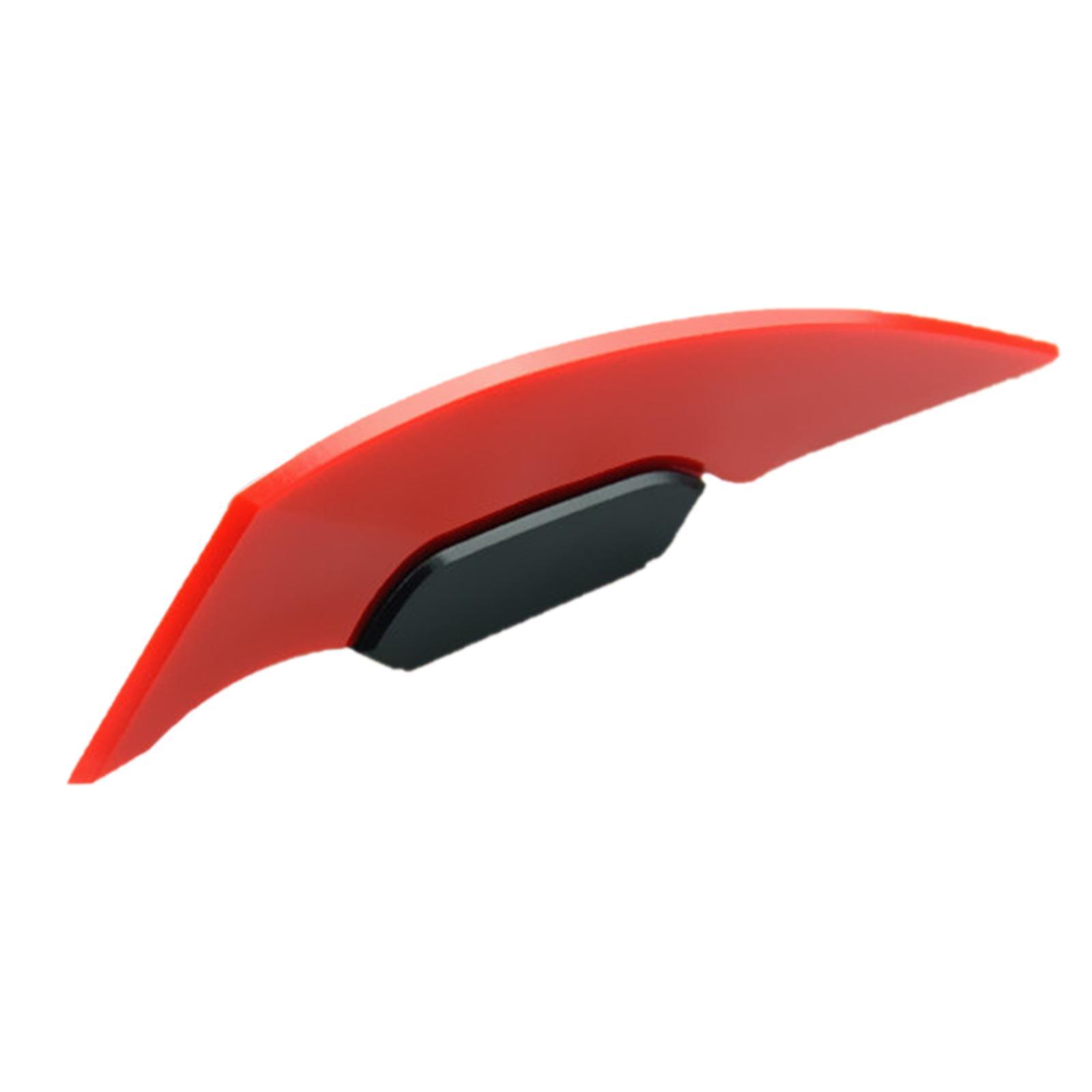 Motorcycle Winglet Aerodynamic Spoiler  for Electric Motorcycles Red