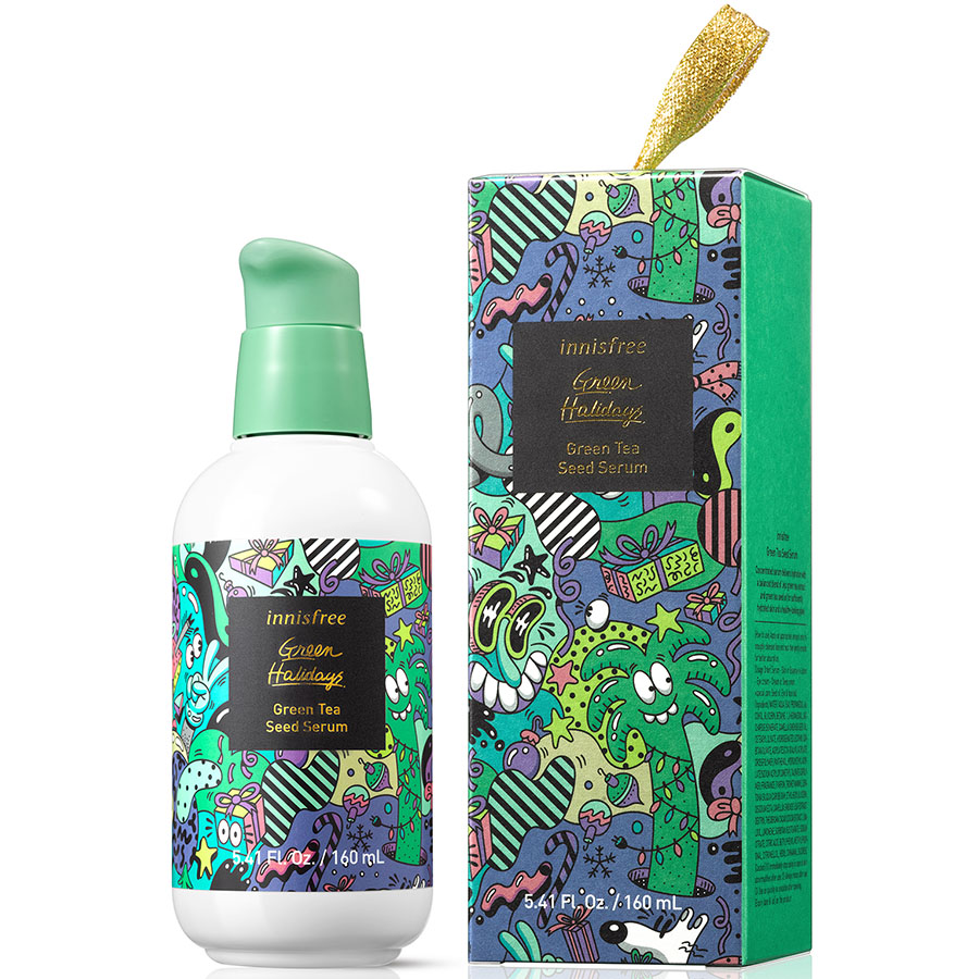 Tinh chất dưỡng ẩm Innisfree Green Tea Seed Serum 160ml - 131172722 [Phiên bản Green Holiday 2020]