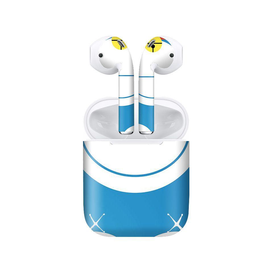 Miếng dán skin cho AirPods in hình Doremon - Dor032