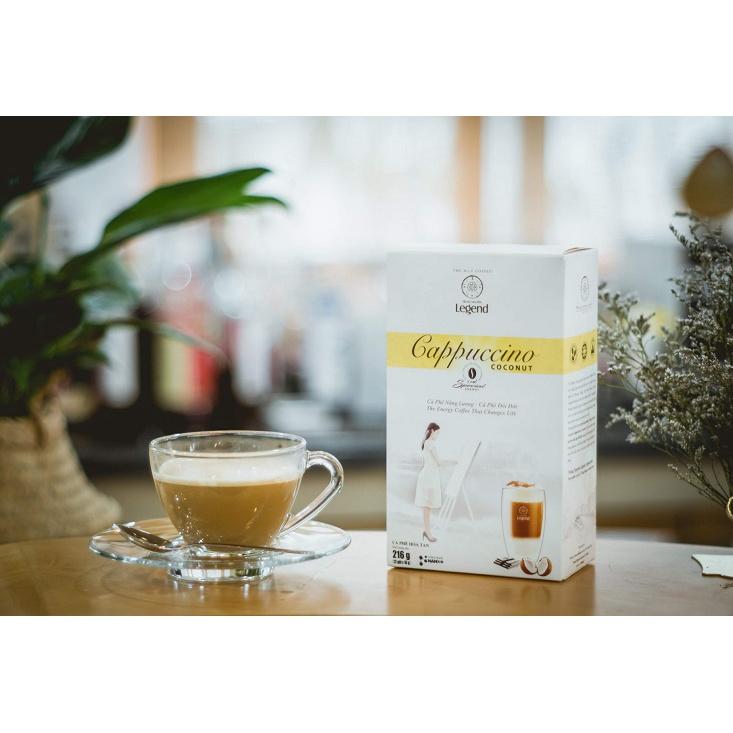 Combo 2 Hộp Cà phê Hòa Tan Cappuccino Coconut - Trung Nguyên Legend - 12 gói