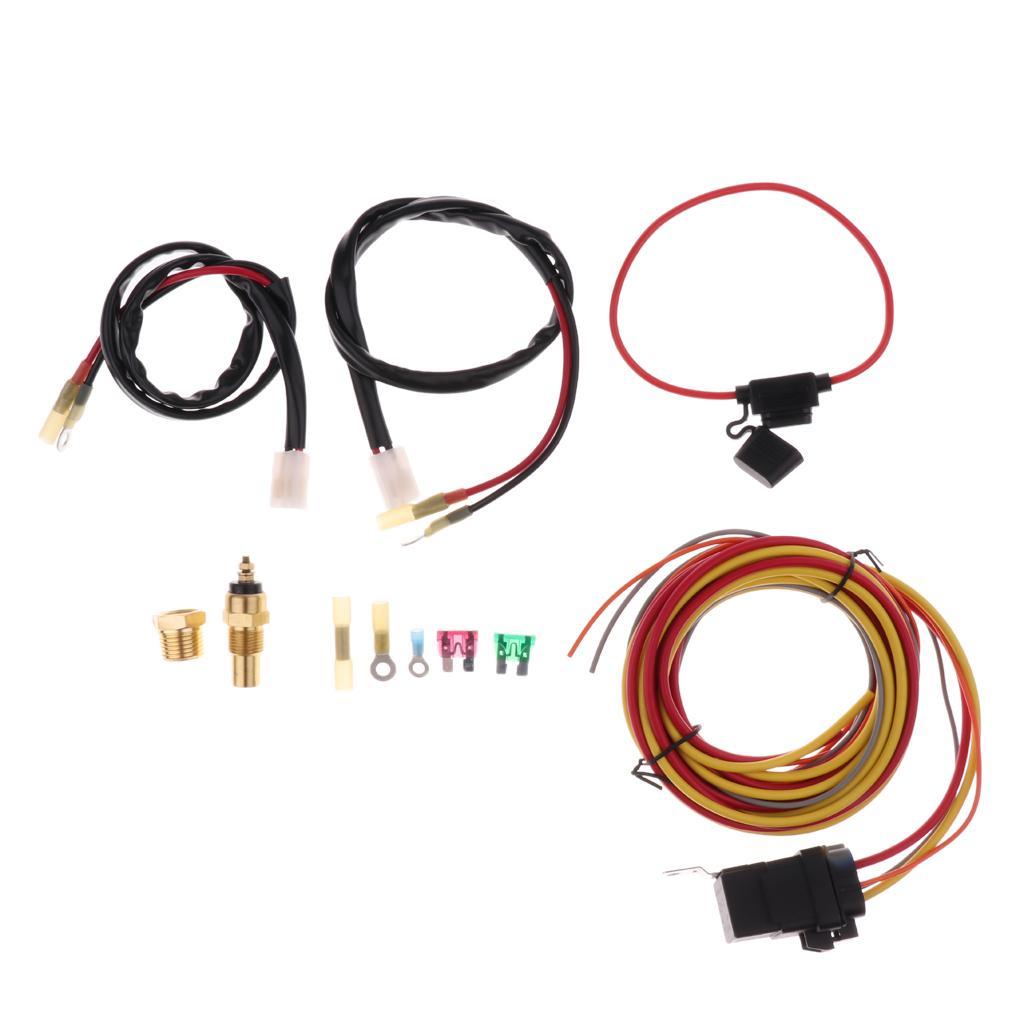 High Quality Electric Cooling Fan Wiring Install 185/165 Thermostat Relay