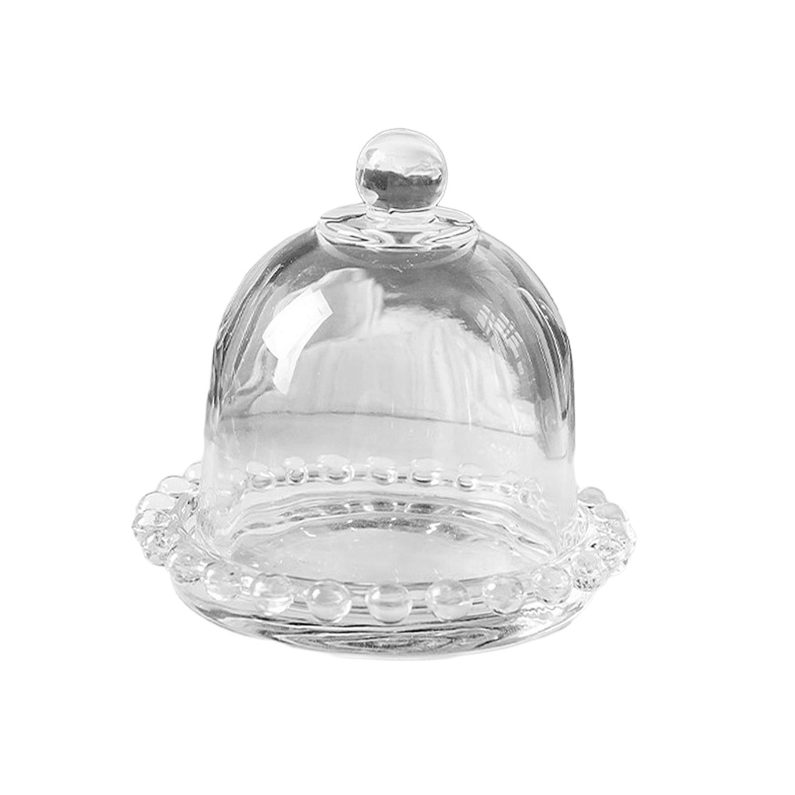 Cake Serving Tray with Glass Cake Plate for Festive Party Kitchen