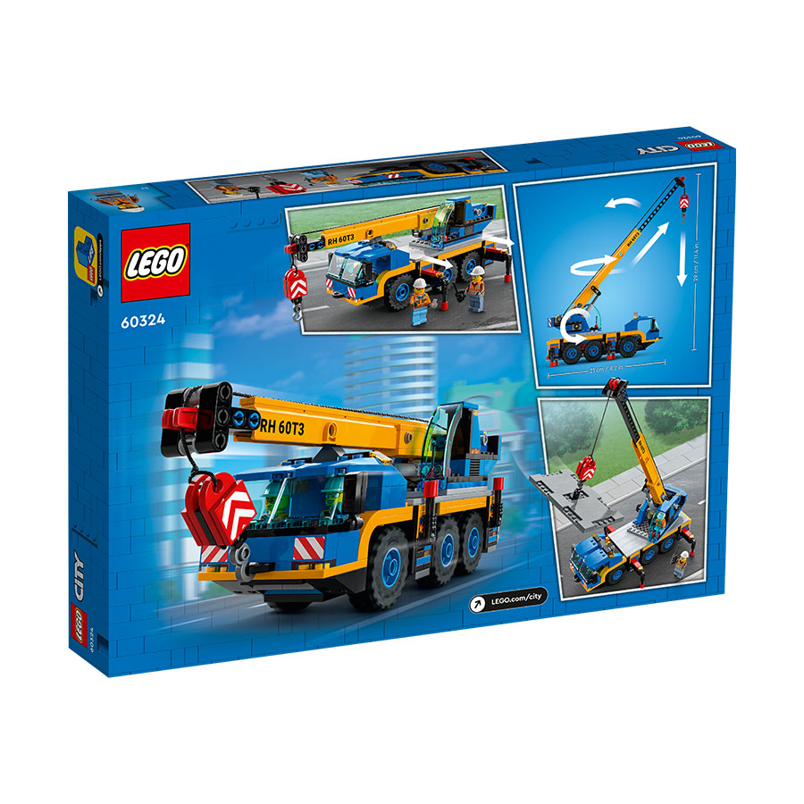 Đồ Chơi LEGO CITY Cần Cẩu Di Động 60324
