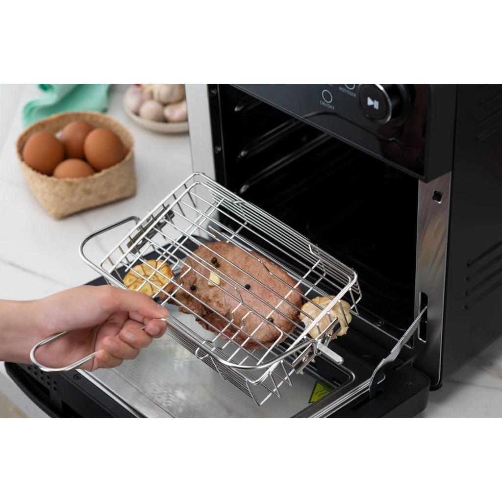 Nồi Chiên Không Dầu ELEGANT AF529T, Dung Tích 14L, Công Suất 1600W, 8 Chế Độ, Nhập Đức, BH 12 Tháng