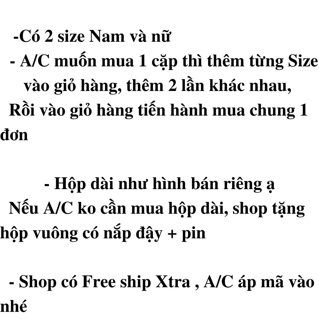 Đồng hồ nam, đồng hỗ nữ DVV dây thép ko gỉ, đủ 2 size cho cặp đôi thích sự sang trọng và trẻ trung