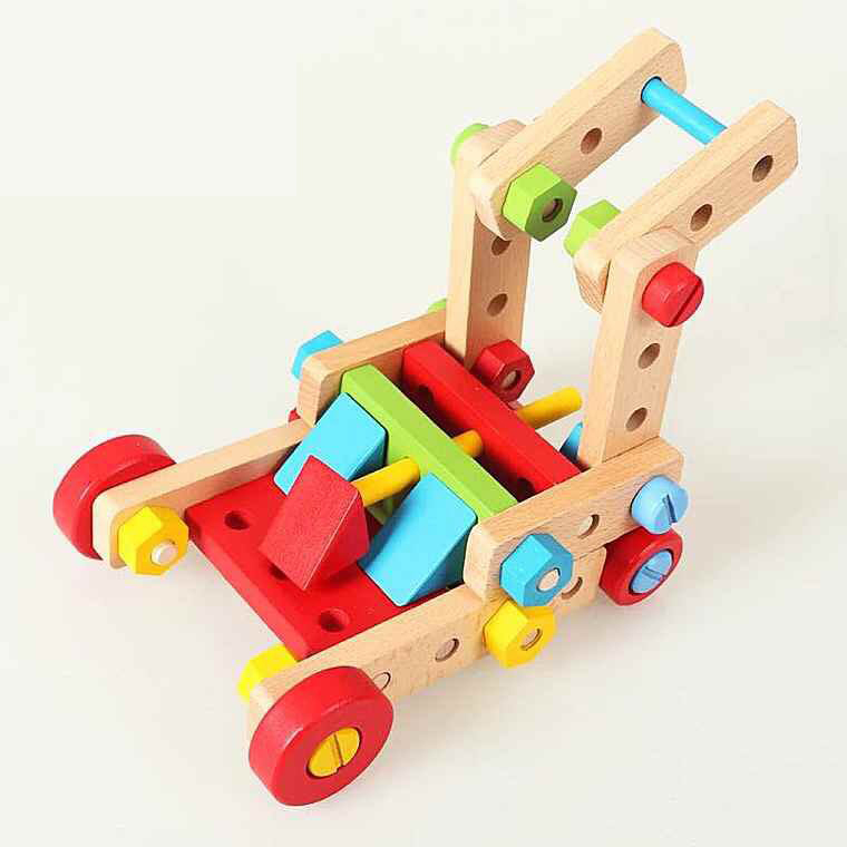 Bộ đồ chơi lắp ráp sáng tạo - đồ chơi gỗ