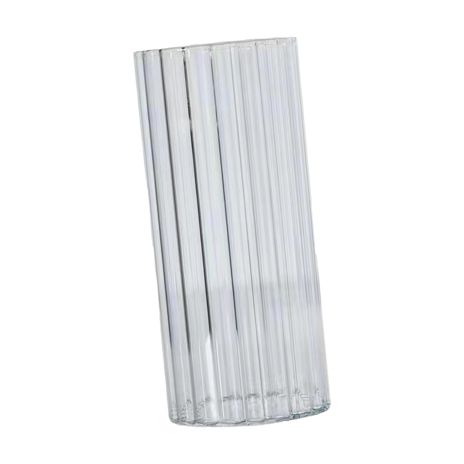 Glass Vases Glass Flower Vase Aesthetic Flowers Holder Dried Flower Container  Vase Terrarium Plant Holder for Dining Room Desktop