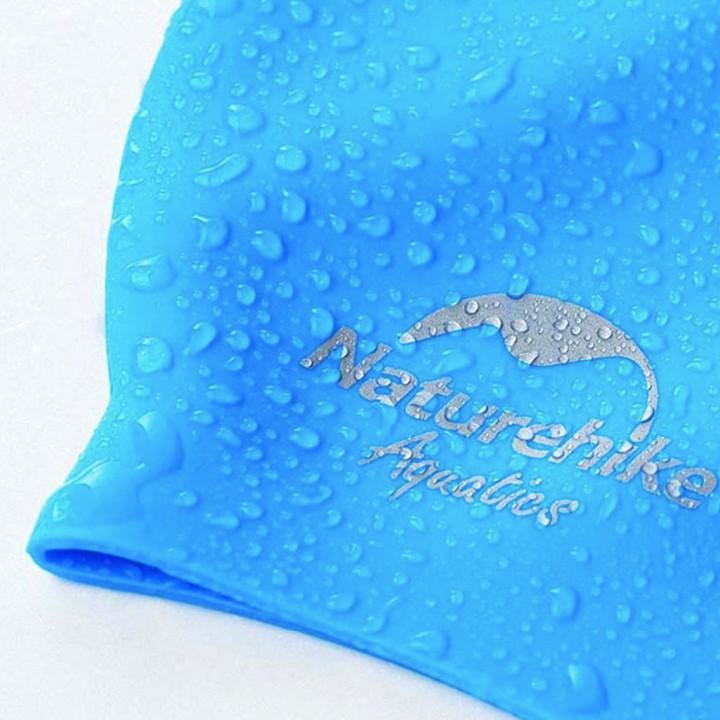 Mũ Bơi, Nón Bơi Trẻ Em Trùm Đầu Cao Cấp, Bảo Vệ Tóc, Ngăn nước, Chống Tia UV NatureHike NH18Y070-M