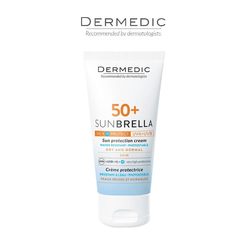 Kem chống nắng dành cho da khô Dermedic Sunbrella SPF 50+ Sun Protection Cream Dry And Normal Skin 50g