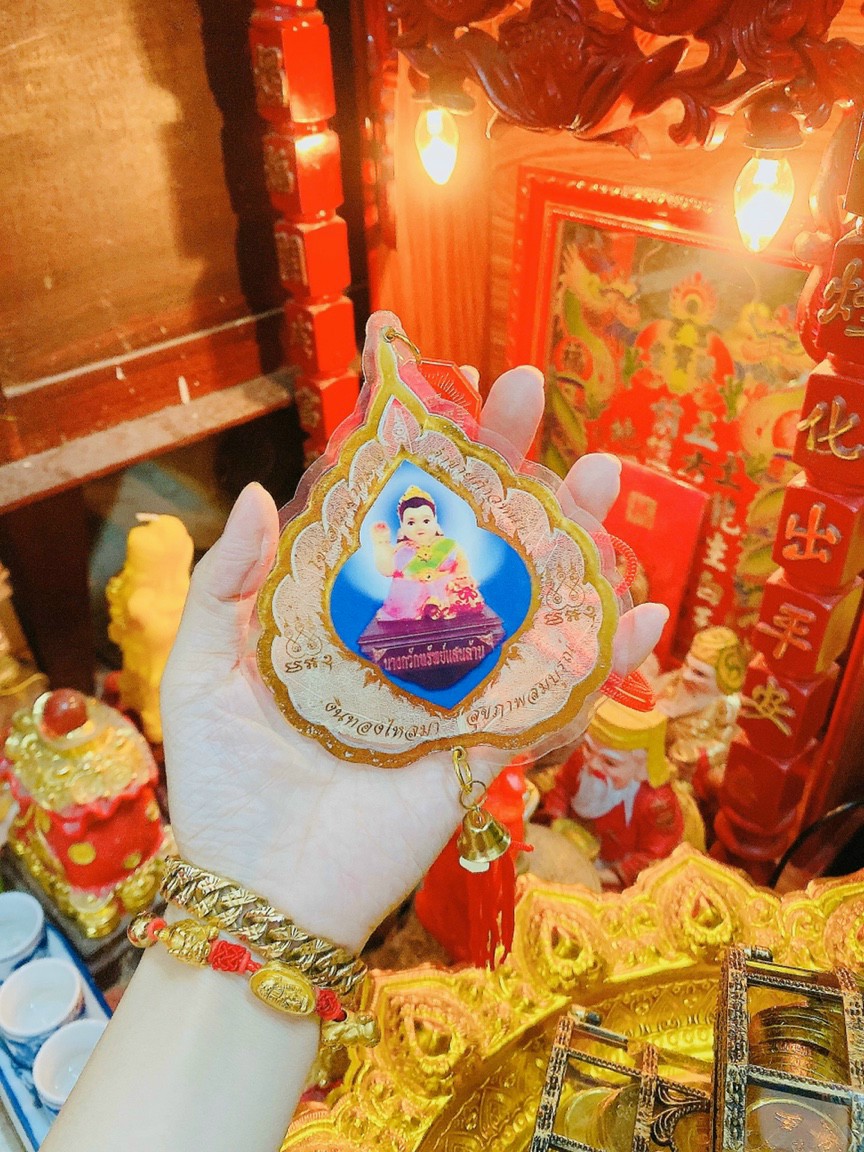 Lá Bồ đề Bình an - Mẹ ngoắc Tài lộc