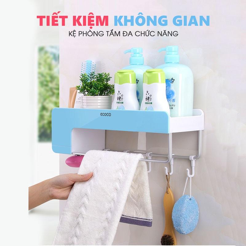 Kệ đựng đồ nhà tắm kết hợp treo khăn 9232