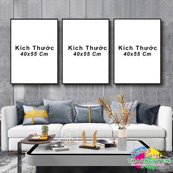 Bộ 3 Tranh treo tường phong cách tối giản, tranh treo tường phong cách Minimalist Kích thước 40x55cm - MSP: TT1218