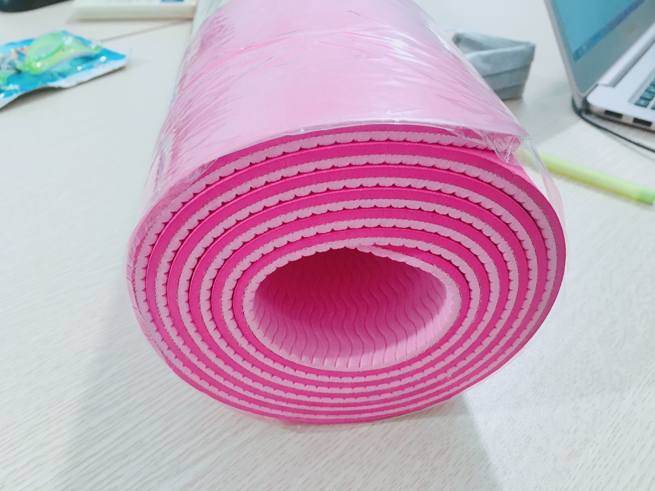 Thảm Tập Yoga TPE 2 Lớp 6mm Cao Cấp Tặng Kèm Túi Đựng Tiện Dụng