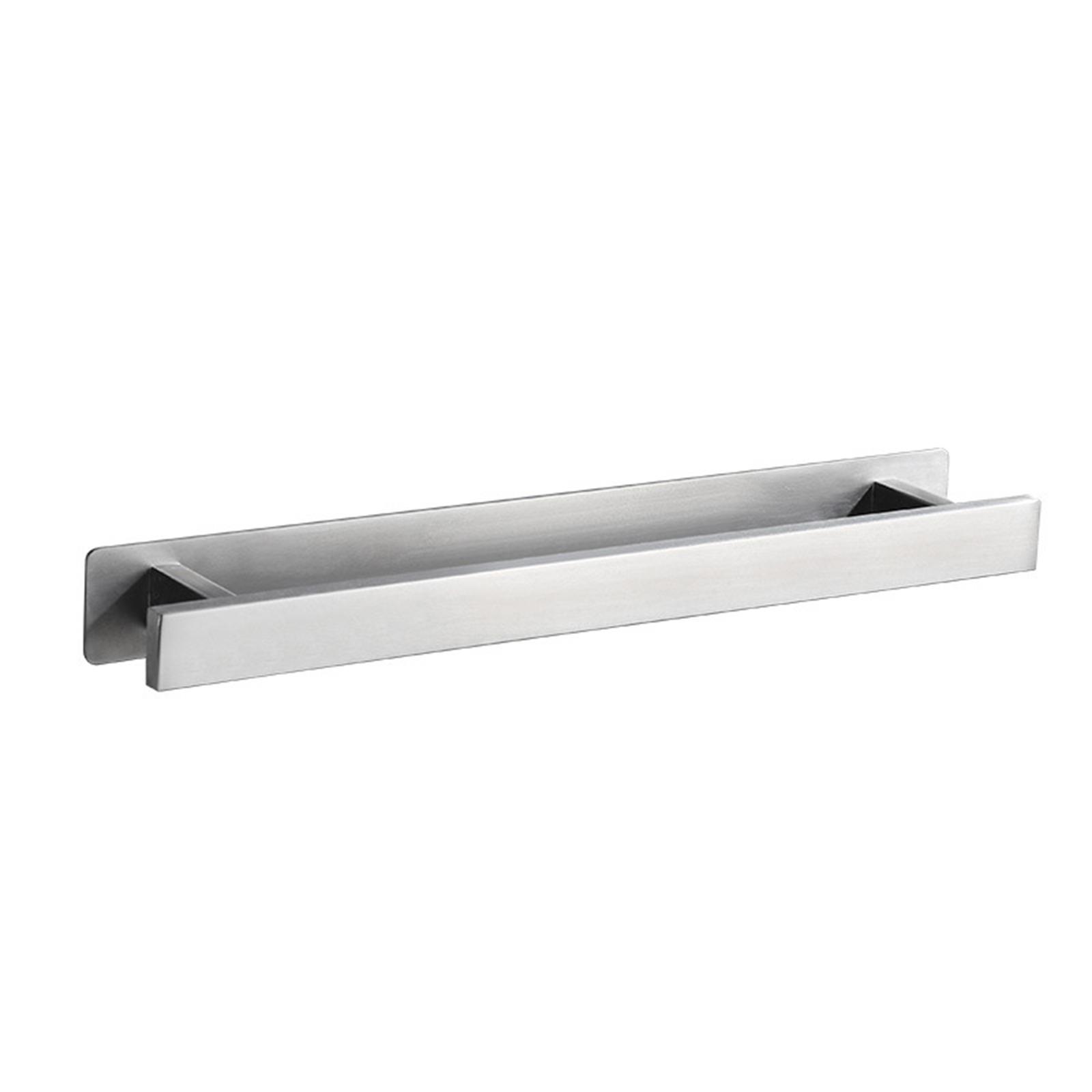 Self-Adhesive Towel Rail Rack Holder Shelf No Drilling for Bathroom Kitchen