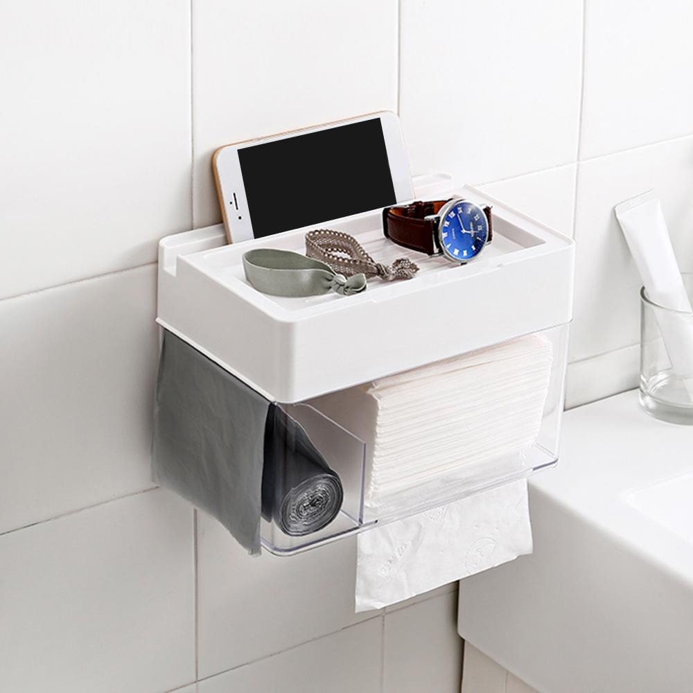 Hộp đựng khăn giấy treo tường trong nhà vệ sinh