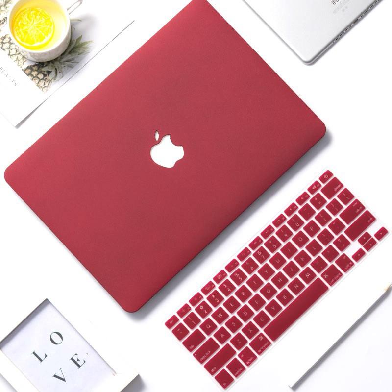 Combo Ốp Macbook, chống va đập, chống xước Màu Đỏ Đô, mỏng nhẹ JRC - Hàng Chính Hãng