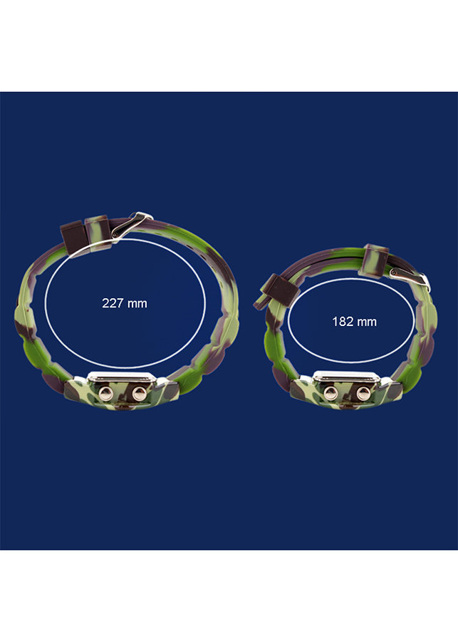 Đồng hồ Unisex phi thuyền Led 7 màu Army dây nhựa Skmei 08TCK17B
