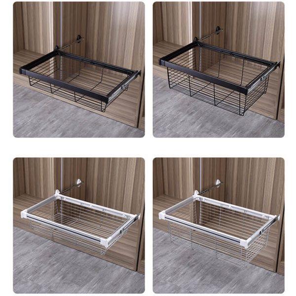 Khung Rổ Đựng Quần Áo Có Ray Trượt TT06
