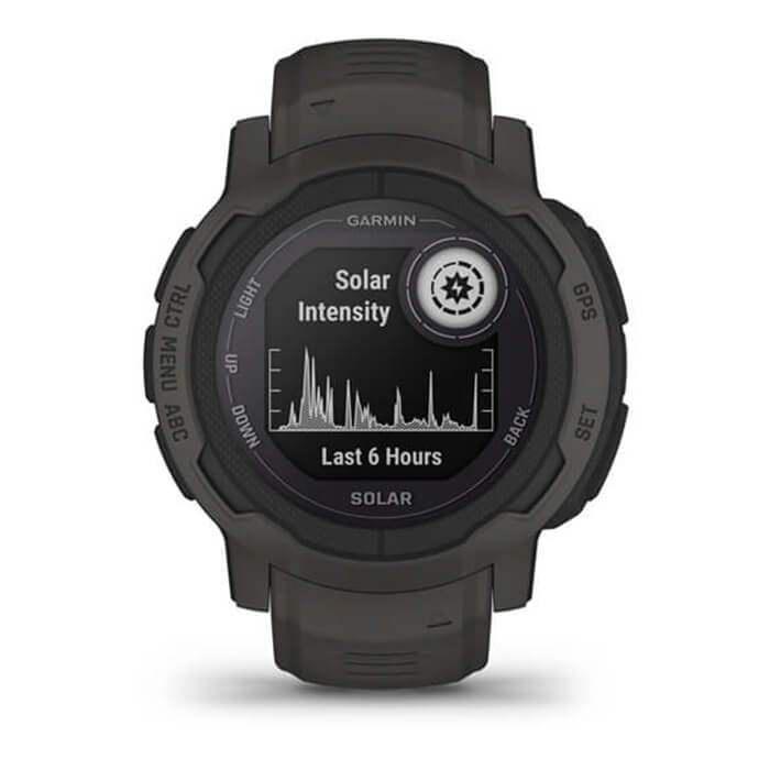 Đồng Hồ Thông Minh Garmin Instinct 2 Solar - Graphite - Hàng Chính Hãng