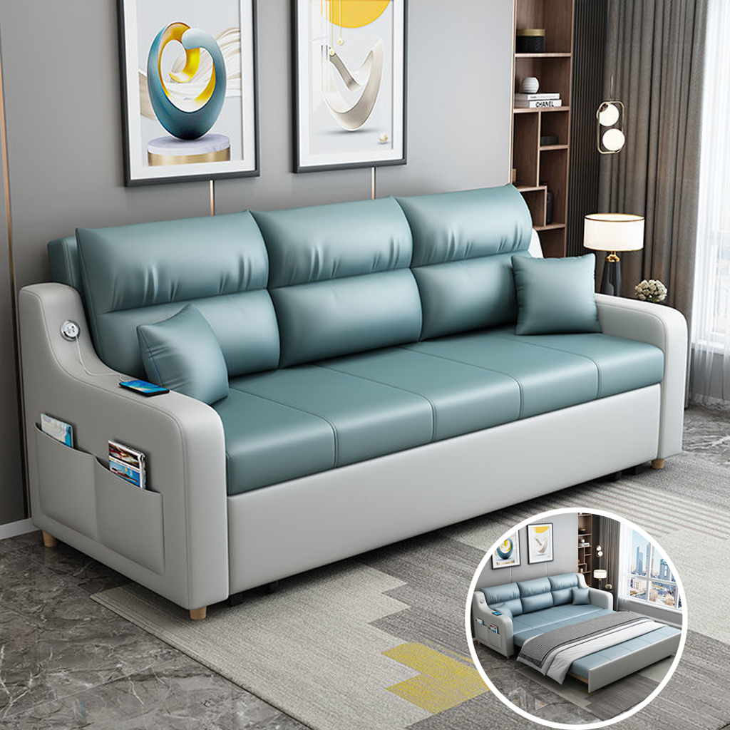 Ghế Sofa Giường Đa Năng Thông Minh Kích Thước 180cm x 200cm x 90cm Tùy Chọn Vải Bọc Và Màu Sắc Khác Nhau