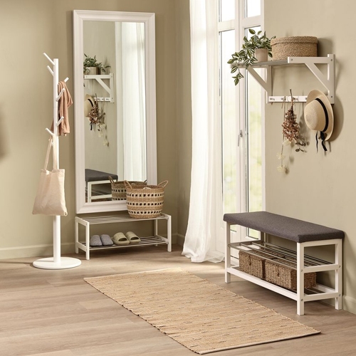 Cây treo quần áo | JYSK Cirkelhuse | gỗ thông | nhiều màu | R40xS40xC175cm