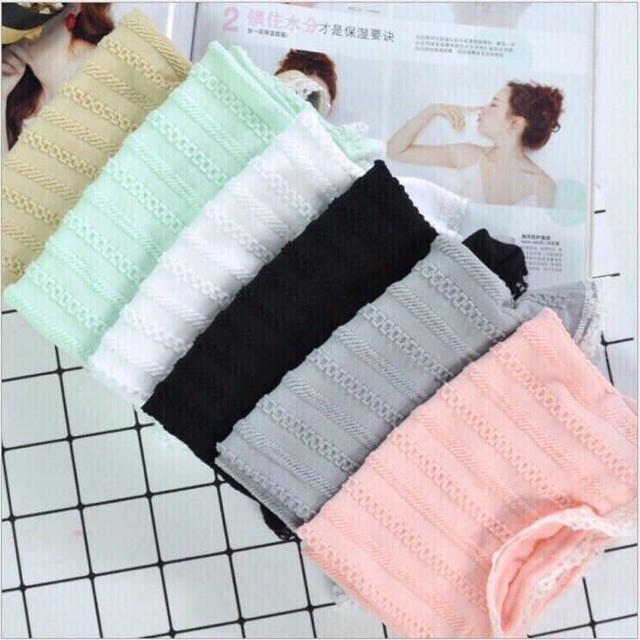 Quần đùi mặc váy co giãn 4 chiều viền ren_ Túi zip cực xịn