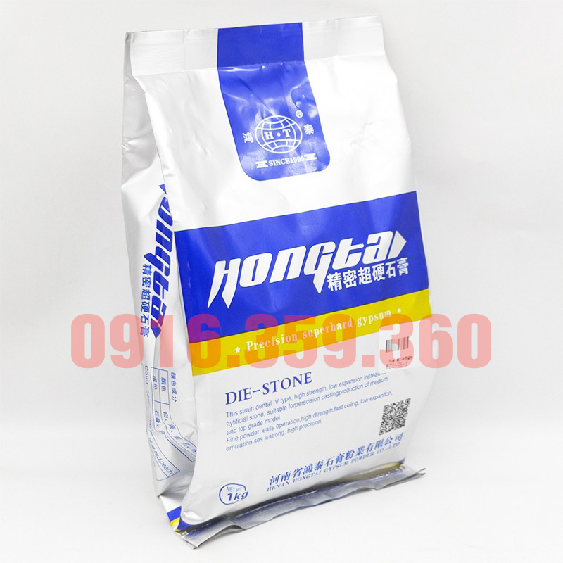 Bột thạch cao Hongtai siêu cứng 1kg