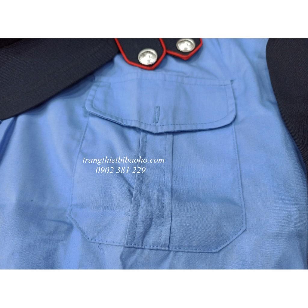 Quần áo bảo vệ dài tay nẹp bo budong kèm đầy đủ phụ kiện logo tay