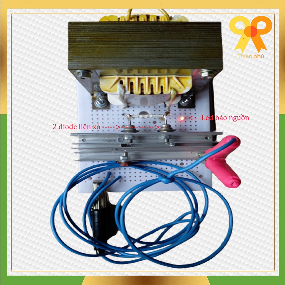 Bộ sạc bình ăcquy 12v sử dụng diot liên xô