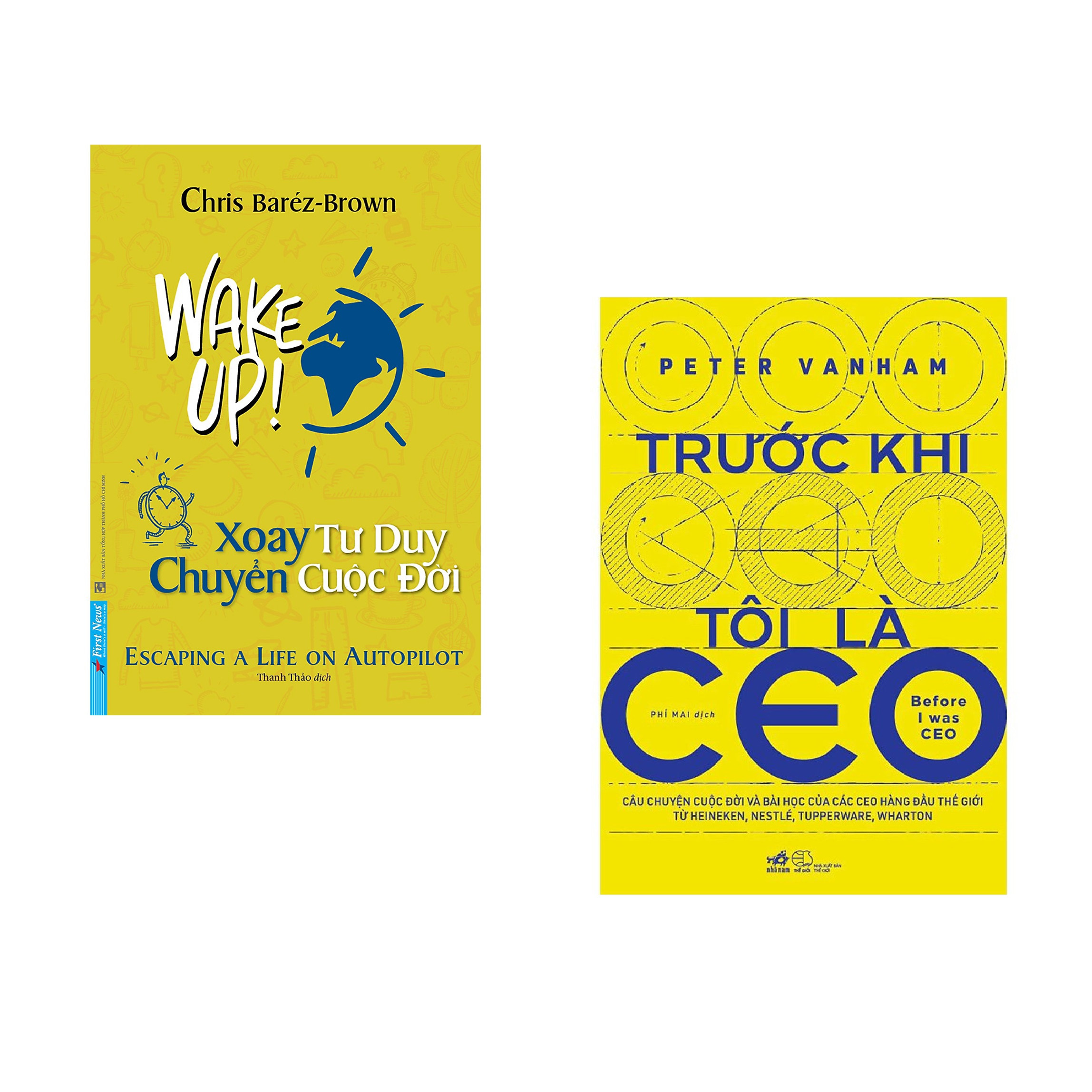 Combo 2 cuốn sách: Xoay Tư Duy Chuyển Cuộc Đời + Trước khi tôi là CEO