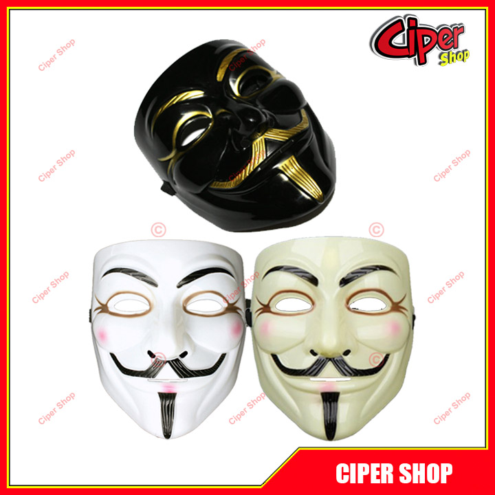 Mặt nạ hacker Anonymous có viền mắt